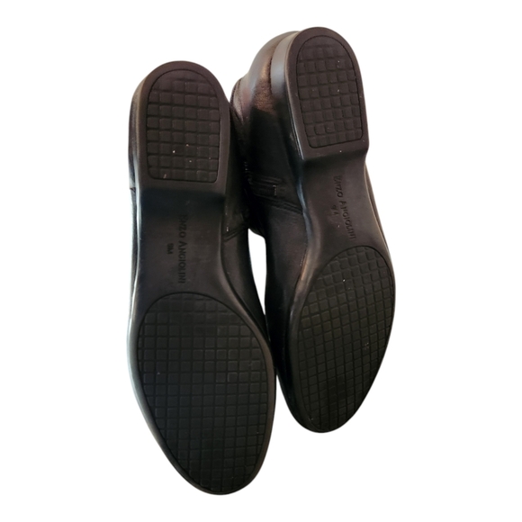 Black Knee-High Leather Boots Size 9 - Picture 5 of 7